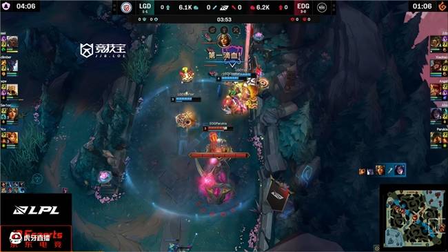 LOL-LPL：ahn卡莎天神下凡豪取四杀 EDG2-0轻取LGD